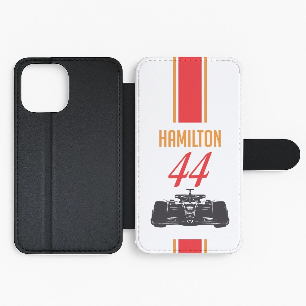 F1 Car Hamilton Flip / Wallet Phone Case Luxury Edge Texture