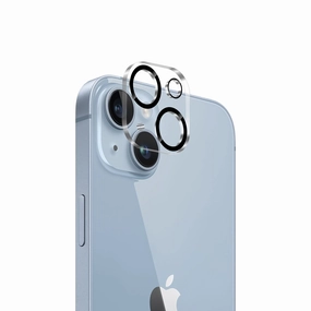 Stylish Finish Hard Plastic ZIZO LensTek iPhone 14 / iPhone 14 Plus Camera Lens Protector (2 Pack) - Black