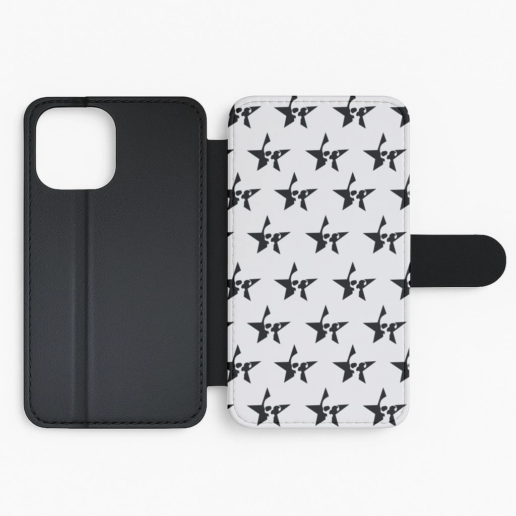 Skulls And Stars - Skate Aesthetic  Flip / Wallet Phone Case Shockproof Edge