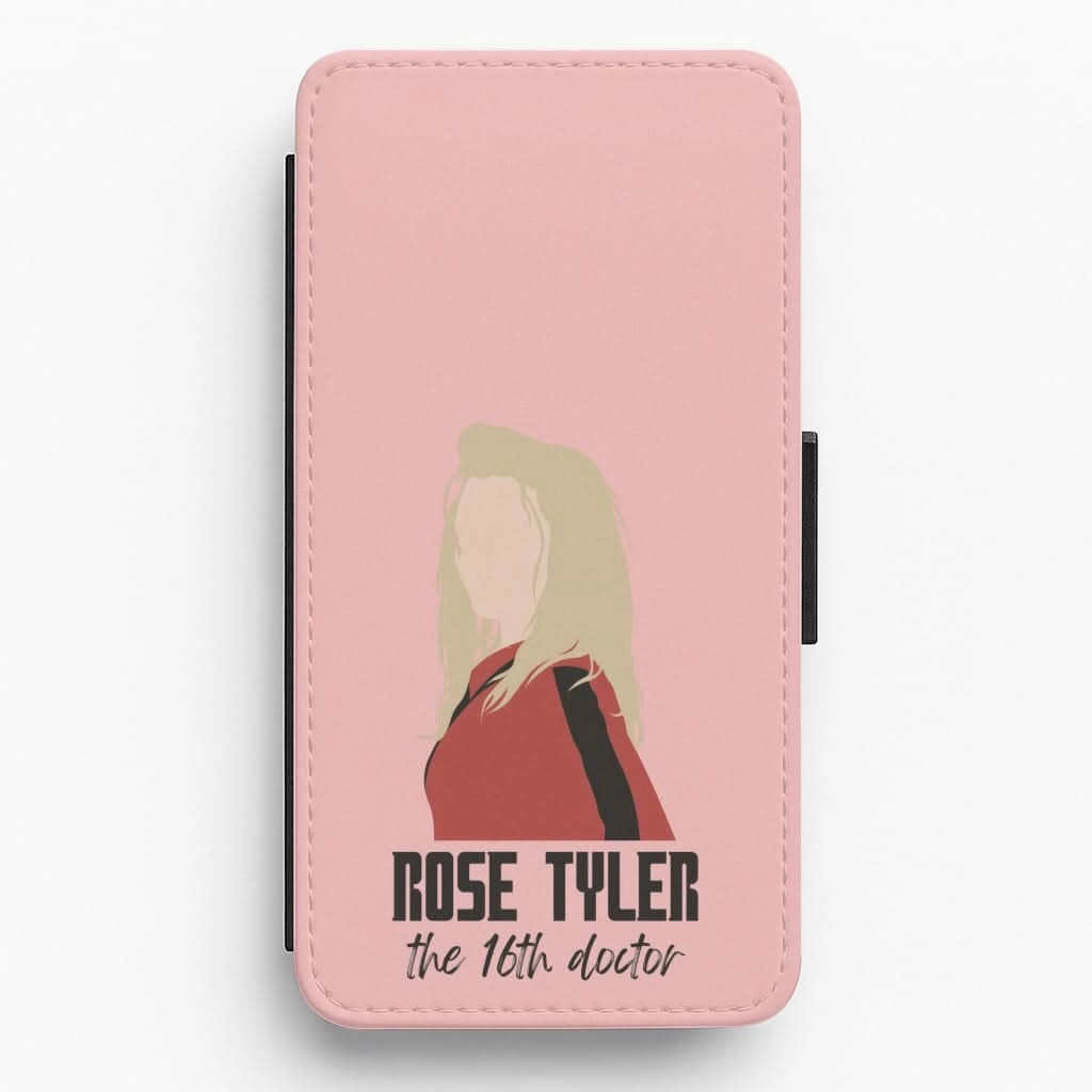 Rose The 16th Doctor Flip / Wallet Phone Case Soft touch finish Shock Resistant Build