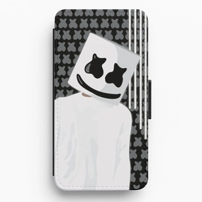 Fashion Forward Stars And Stripes - White Helmet DJ Flip / Wallet Phone Case