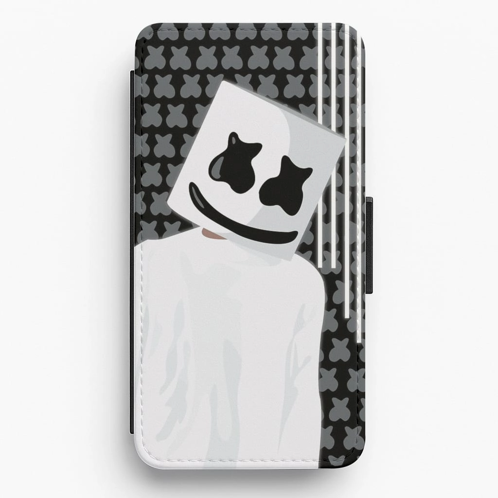 Fashion Forward Stars And Stripes - White Helmet DJ Flip / Wallet Phone Case