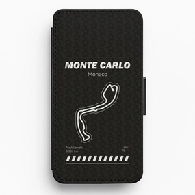 Protective Detail Shockproof Corners Monte Carlo Circuit Flip / Wallet Phone Case