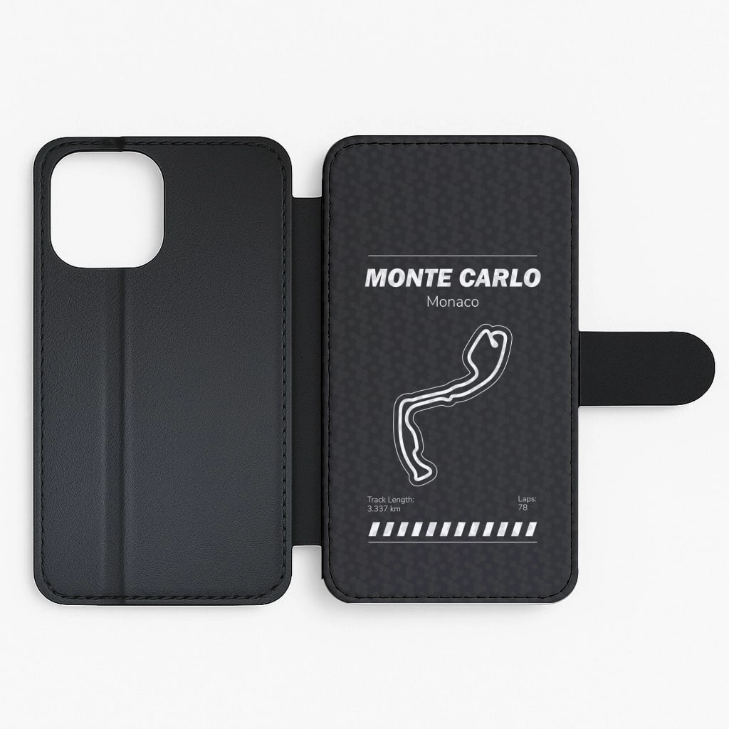 Monte Carlo Circuit Flip / Wallet Phone Case Unique Pattern Durable touch