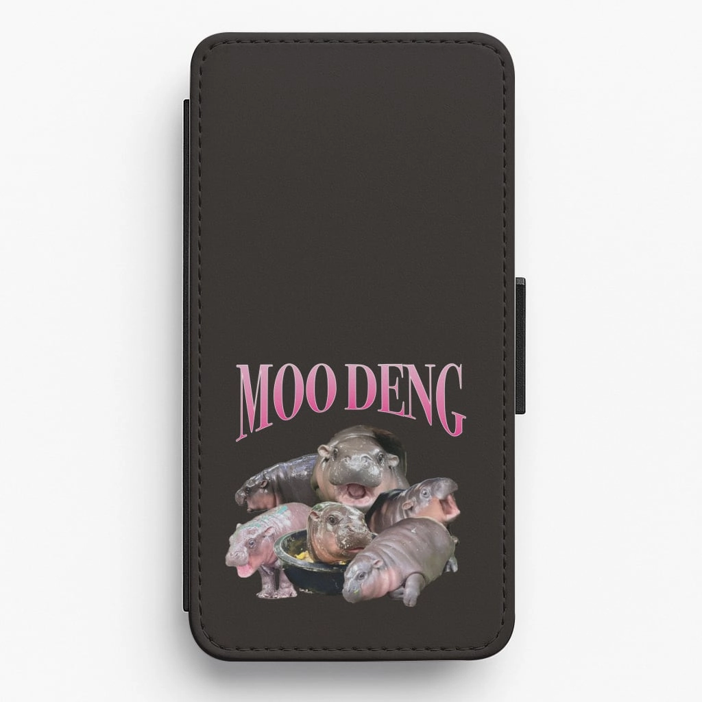 Moo Collage Flip / Wallet Phone Case Minimal Feel Sleek Finish