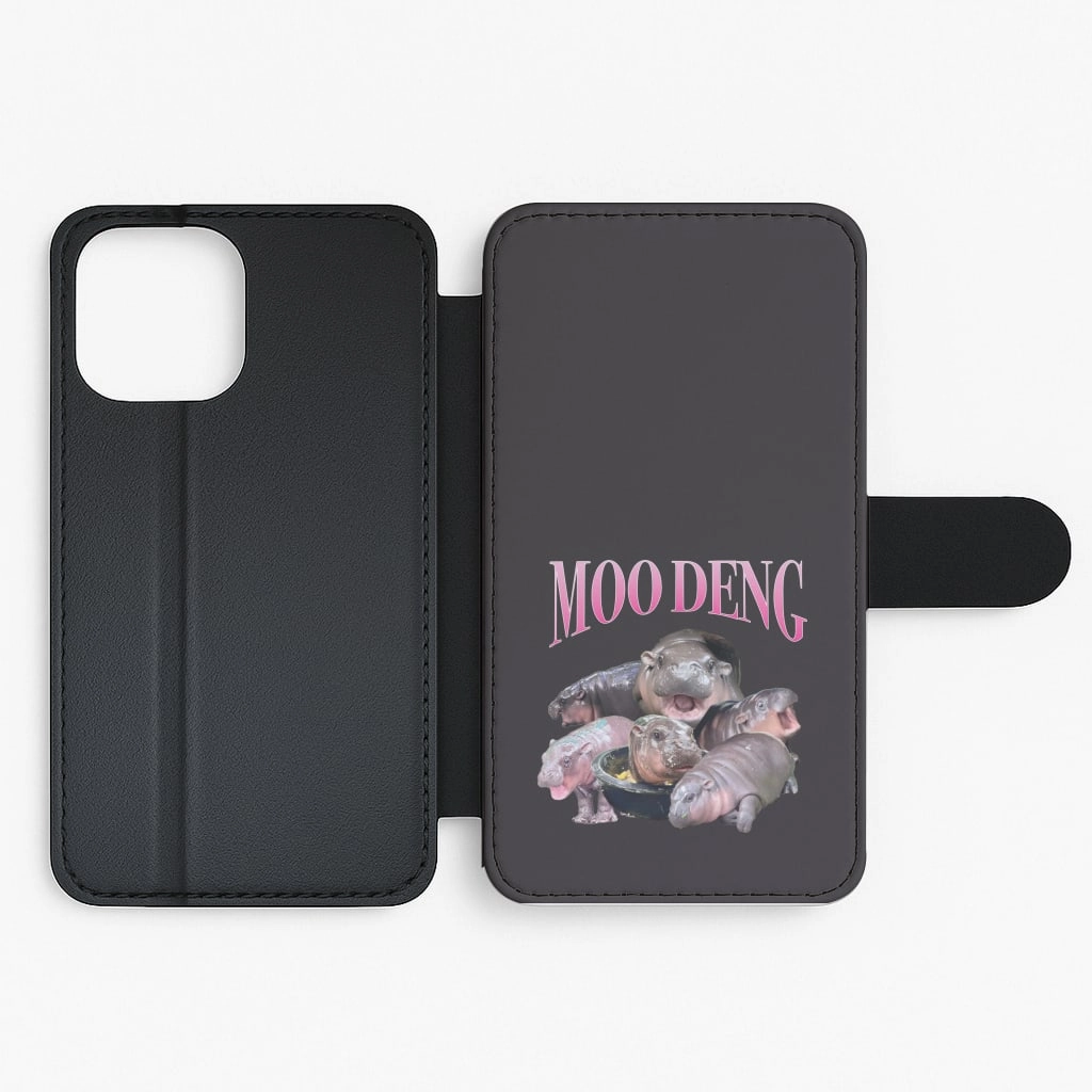 Moo Collage Flip / Wallet Phone Case Minimal Aesthetic Touch Tough Grip