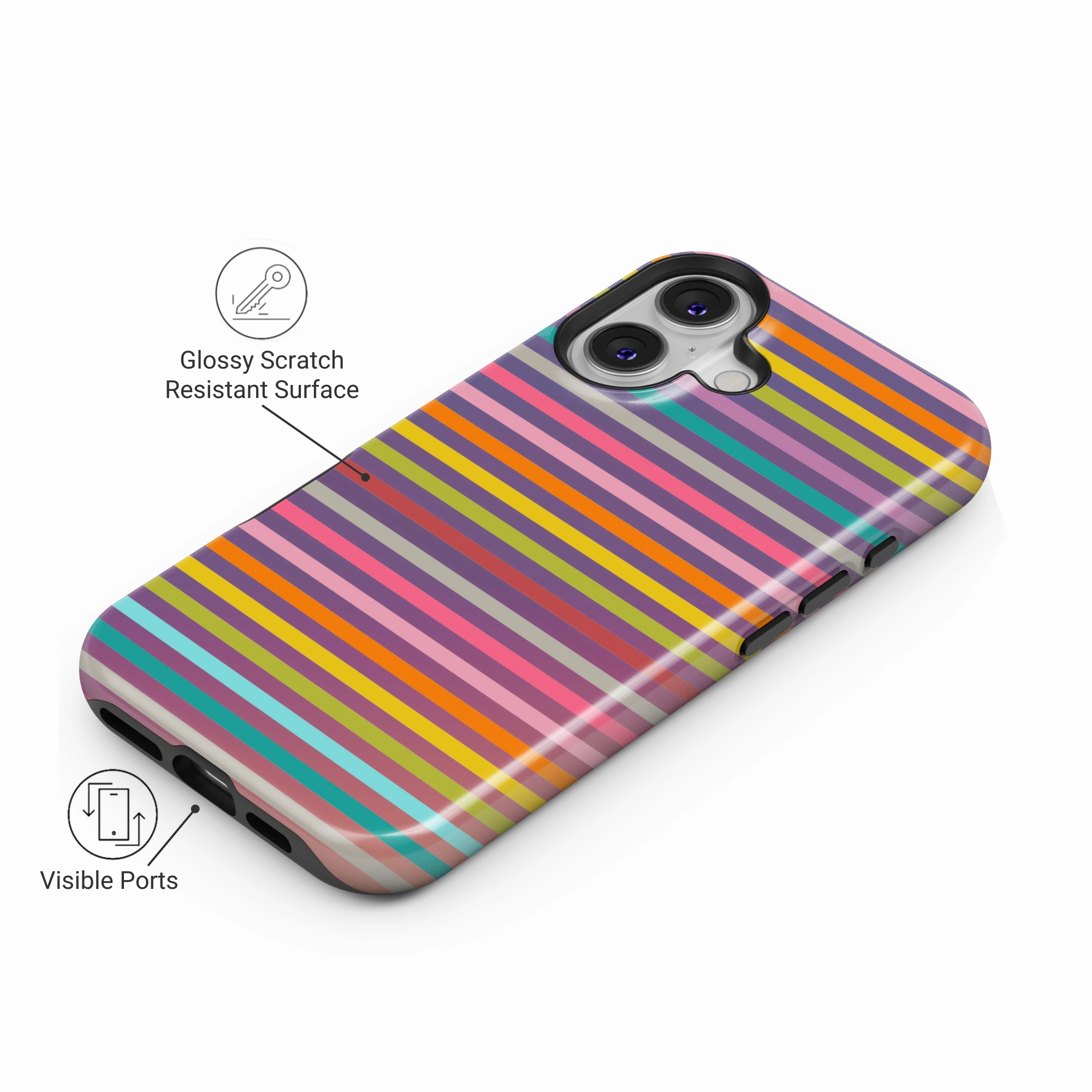 Durable Pattern Texture Mood Ring