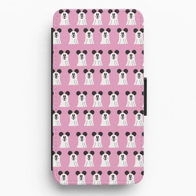 Mouse Ghost Pattern Halloween Flip / Wallet Phone Case Comfort Use