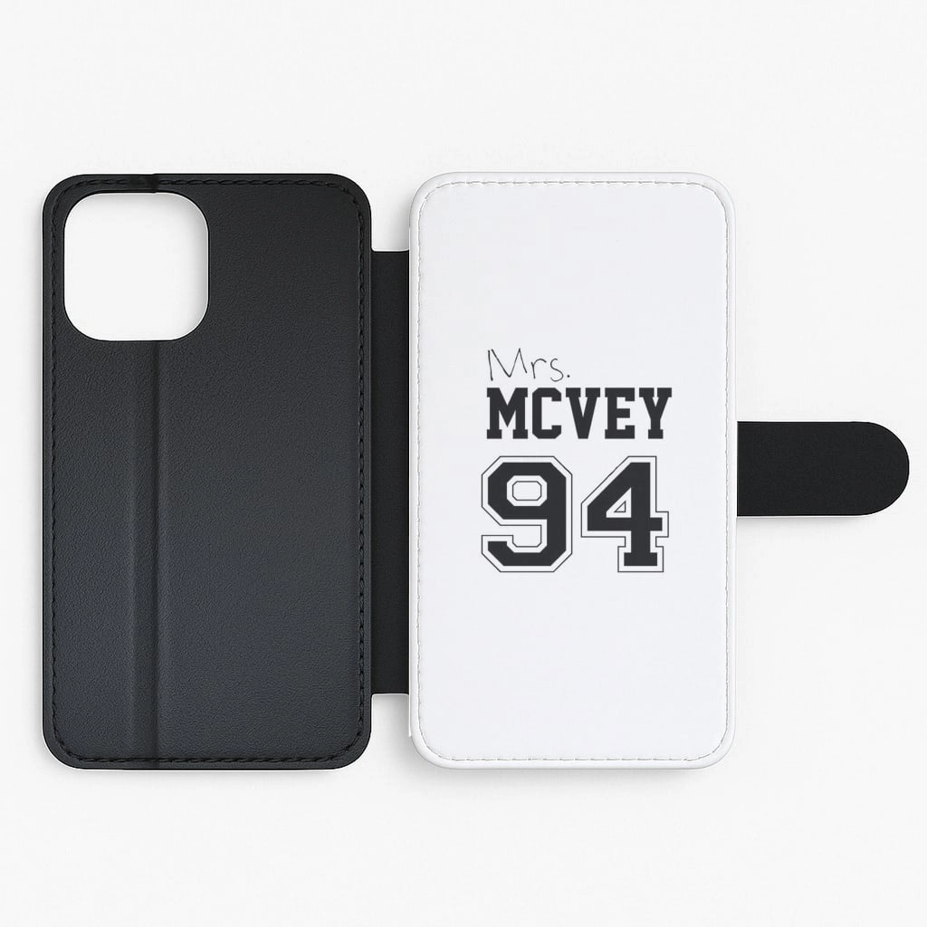 Hybrid Material Build Comfort Feel Mrs. McVey 94 - The Vamps Flip Wallet Phone Case