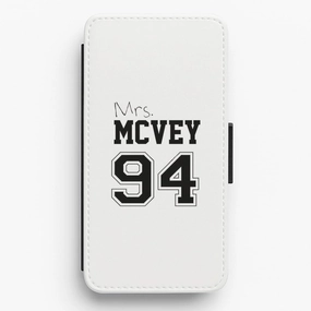 Textured Grip Mrs. McVey 94 - The Vamps Flip Wallet Phone Case