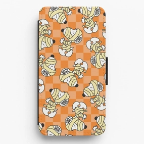 Mummy Cartoon Beagle Pattern Flip / Wallet Phone Case Versatile Accessory Protective Corners