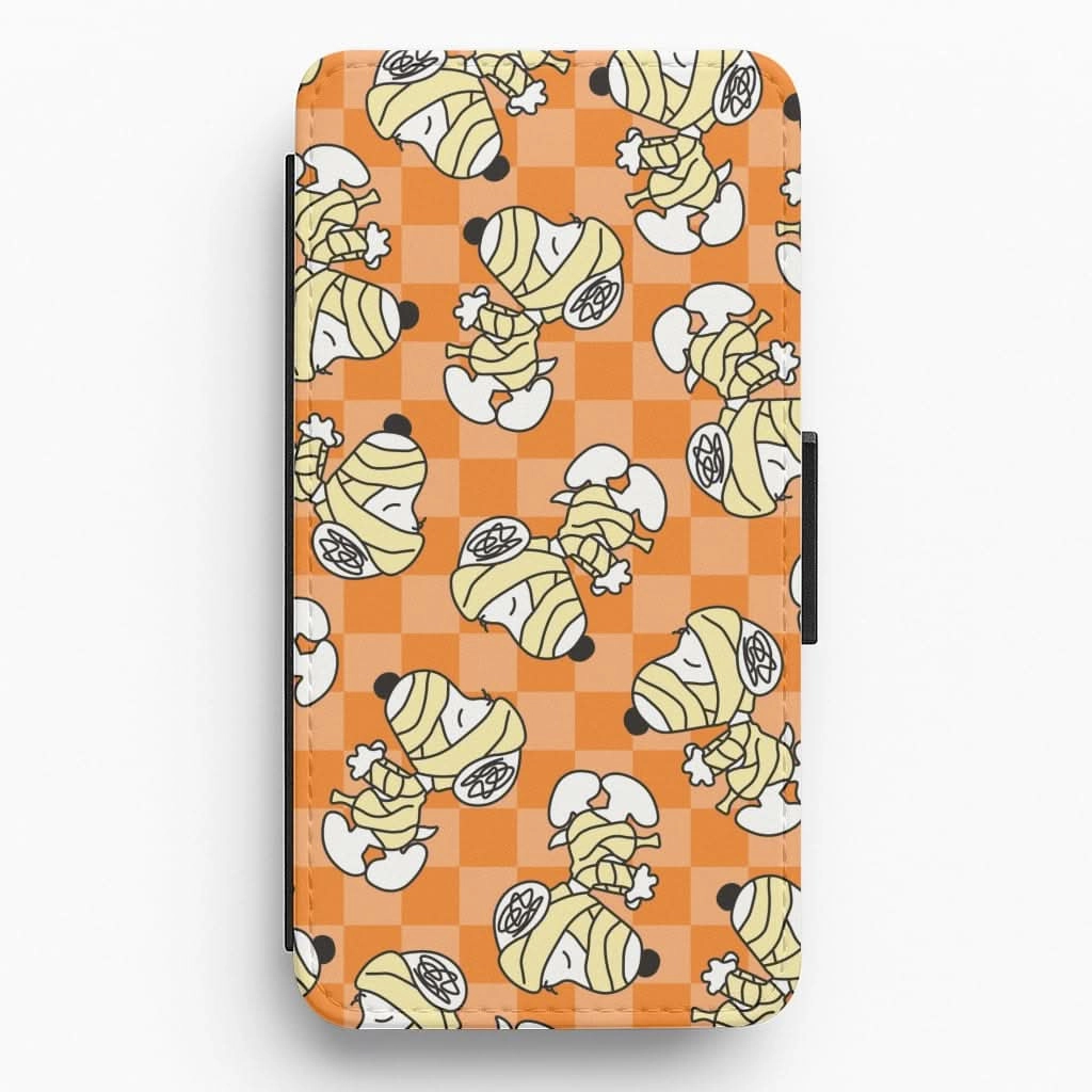 Mummy Cartoon Beagle Pattern Flip / Wallet Phone Case Versatile Accessory Protective Corners