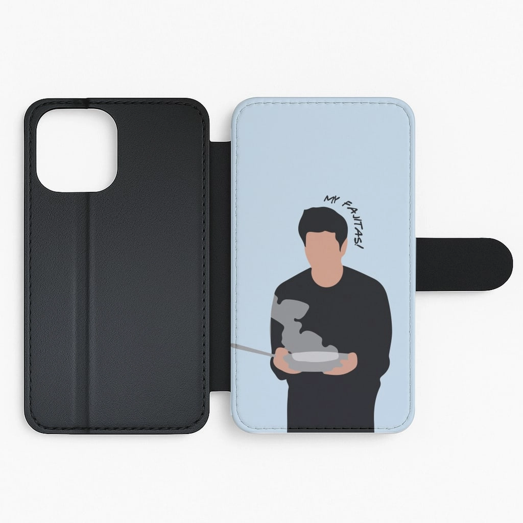 Rugged Look Finish My Fajitas Flip / Wallet Phone Case