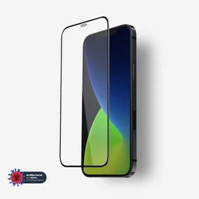 Screen Defense Ultra Elite Plus Screen Care Elite Max NanoArmour Best iPhone 12 Pro Screen Protector Antimicrobial Edge-to-Edge