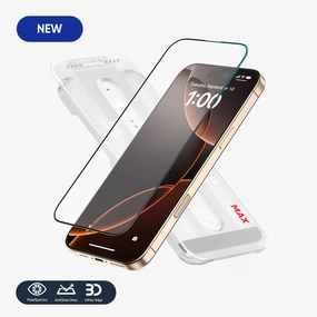 NanoArmour ONETIME MAX Matte Anti-Glare 3D Infinity Edge  iPhone 16 Series phone screen guard