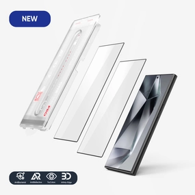 NanoArmour ONETIME PRO 3D Anti Reflective PolarSpectra  Samsung Galaxy S24 Ultra transparent protective cover sleek phone design