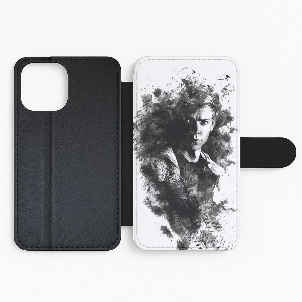 Protective Edge Layer Newt - Maze Flip Wallet Phone Case