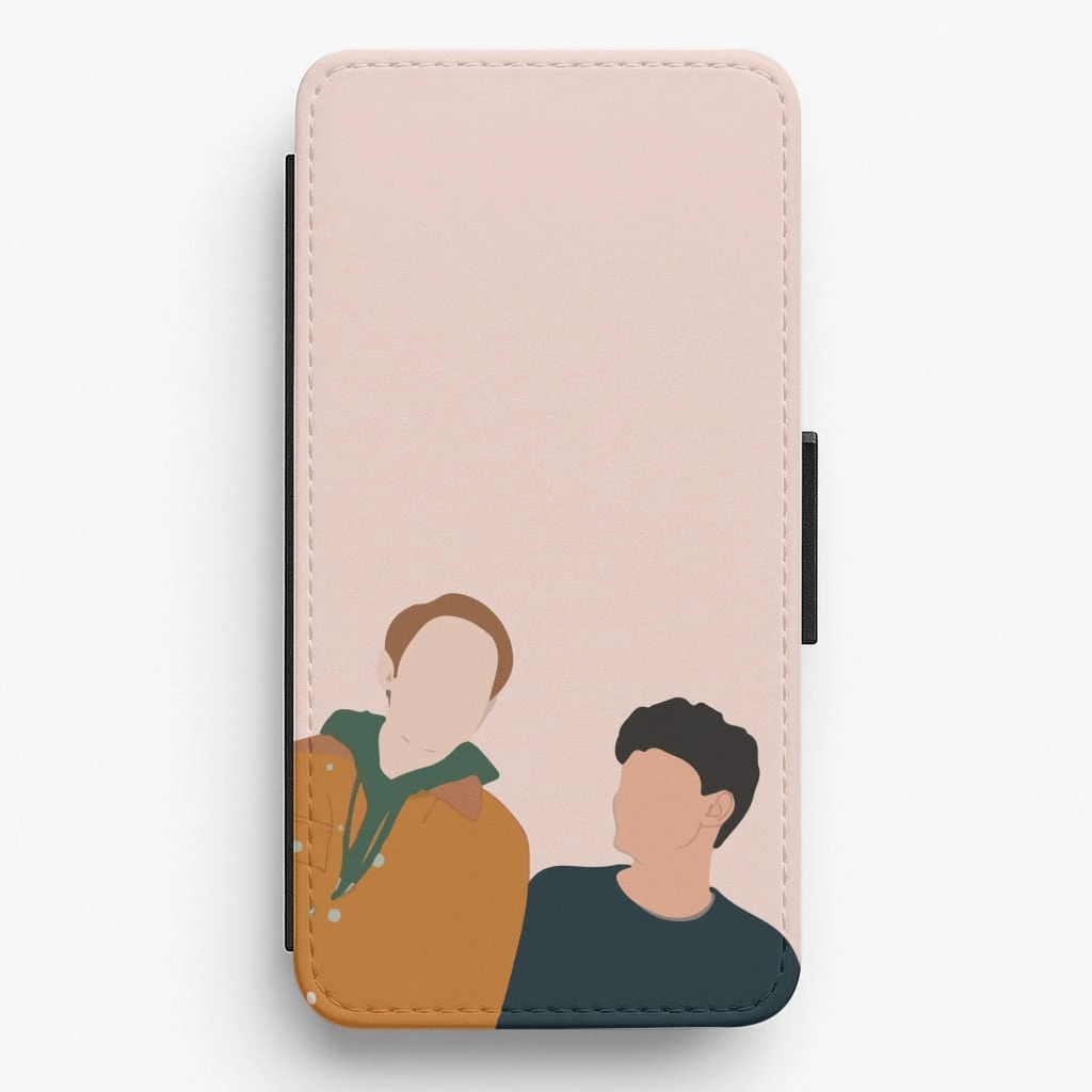 Chic Accessory Nick And Charlie - Heart TV Flip / Wallet Phone Case