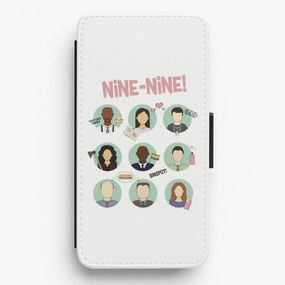 Creative Accent Nine Nine Characters - B99 Flip / Wallet Phone Case