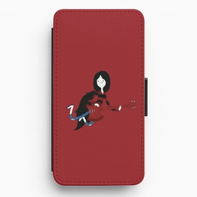 Scratchproof Surface Vivid Coloration Marceline the Vampire Queen Flip / Wallet Phone Case