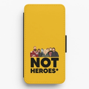 Compact Fit Not Heroes Flip / Wallet Phone Case