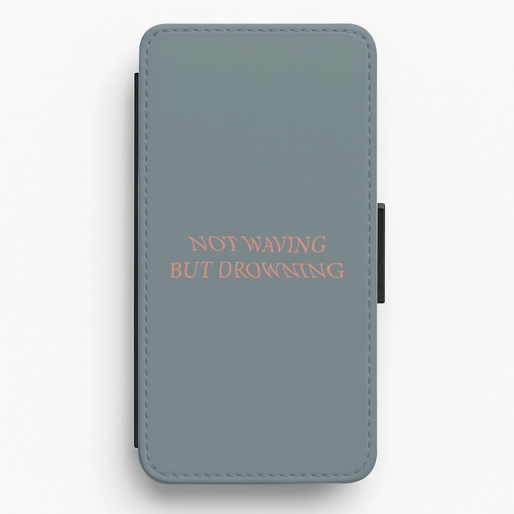 Not Waving But Drowning - Flip / Wallet Phone Case Protective Corner