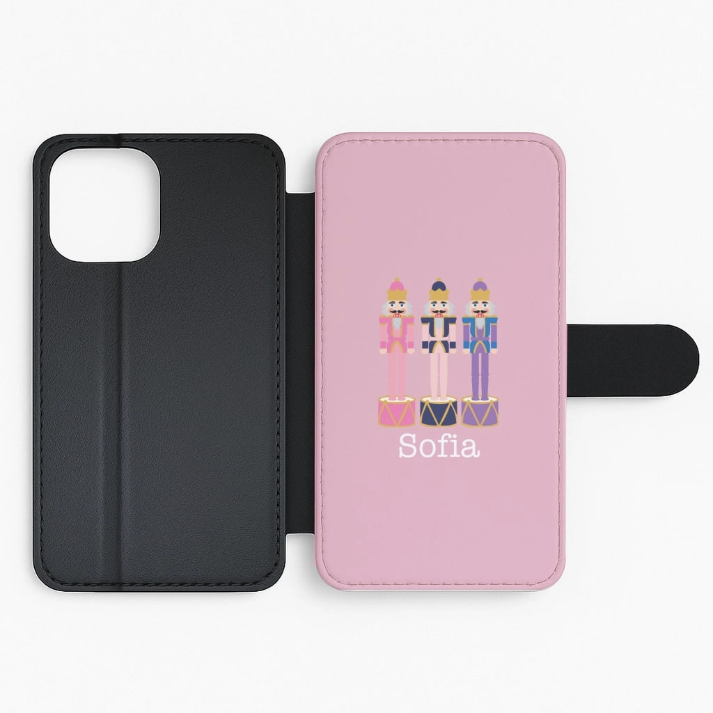 Everyday Style Nutcracker - Personalised Christmas Flip / Wallet Phone Case