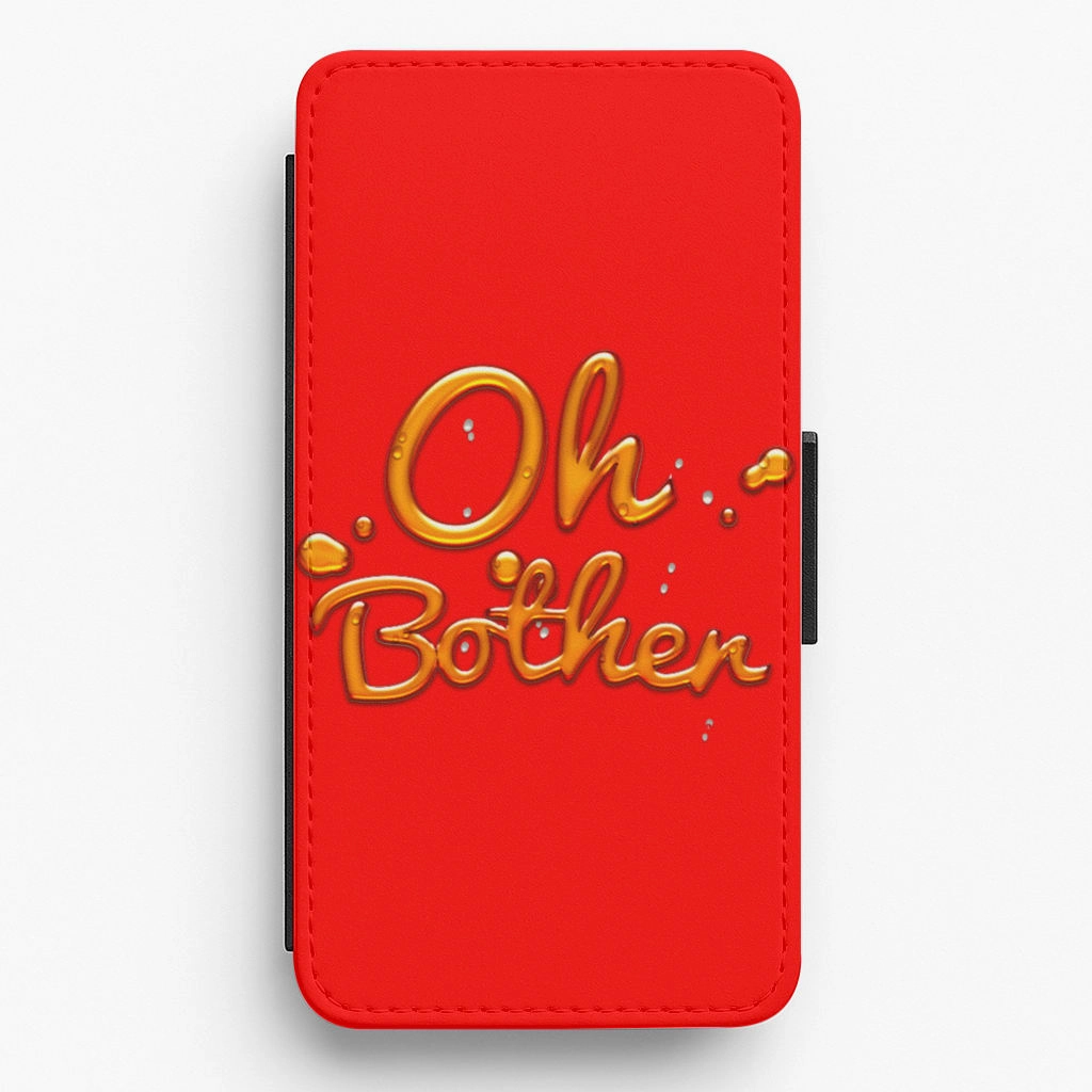 Oh Bother - Winnie The Pooh Disney Flip / Wallet Phone Case Hybrid Build