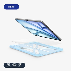 camera lens protector ONETIME NanoArmour 13-inch for iPad Air 6 Ultra Clear Screen Protector (2024-2025): Clear Blue Light Blocker, No Blue Tint, TruColor