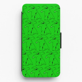 Minimal Grip Oogie Boogie Pattern - TNBC Flip / Wallet Phone Case