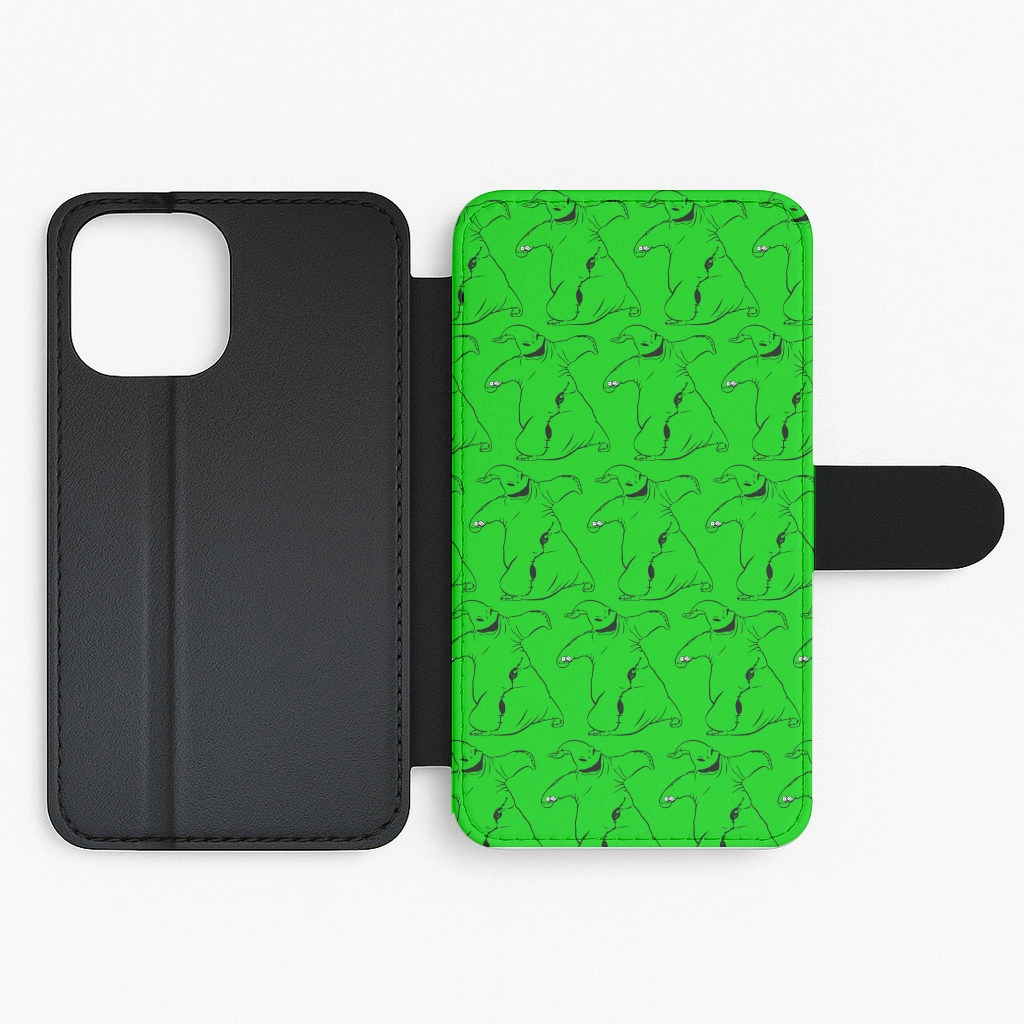 Oogie Boogie Pattern - TNBC Flip / Wallet Phone Case professional accessory Smooth Finish Touch