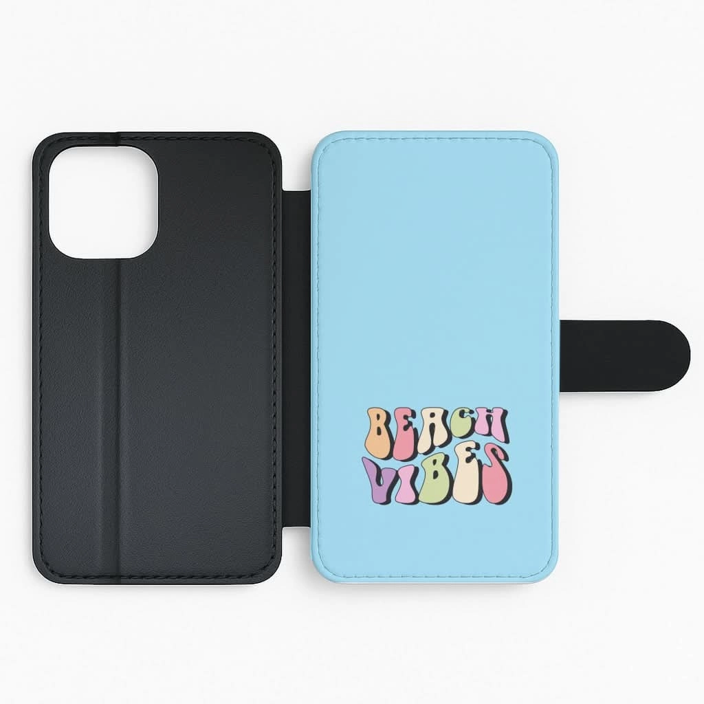 Durable Grip Pastel Beach Vibes Flip / Wallet Phone Case