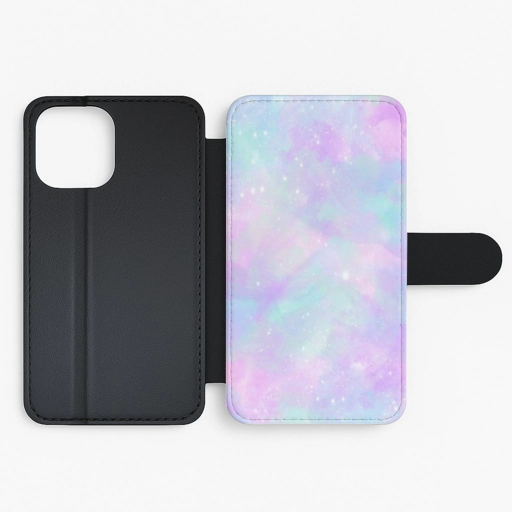 Pastel Galaxy Flip / Wallet Phone Case Slim Profiled