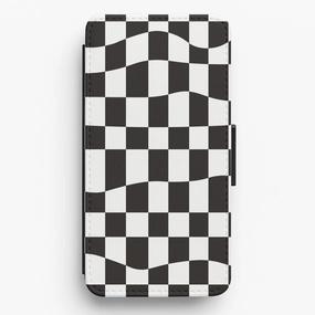 Hybrid Texture Design Functional Design Pattern - Motorbike Flip / Wallet Phone Case