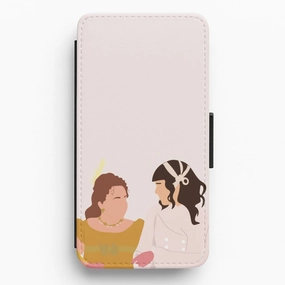 Penelope & Eloise - Bridgerton Flip / Wallet Phone Case Frosted Finish Precision Cutouts