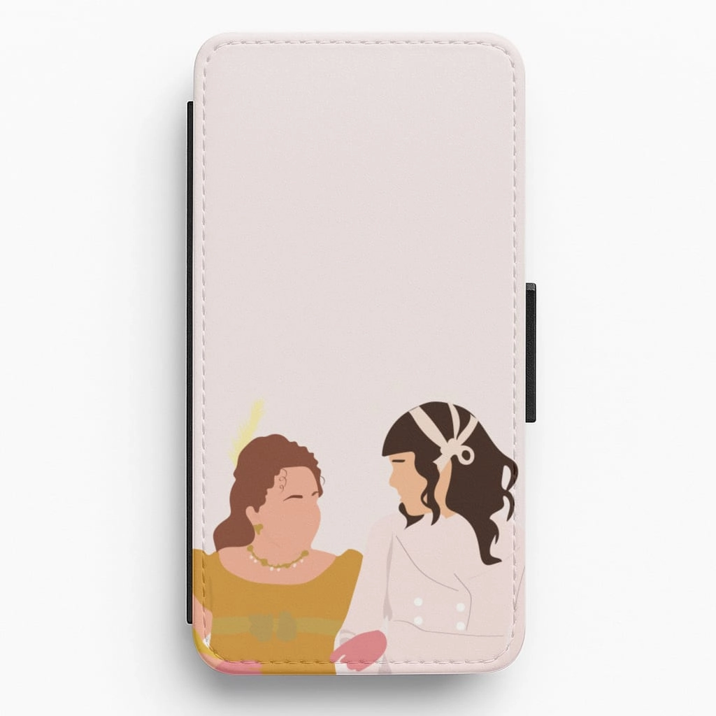 Penelope & Eloise - Bridgerton Flip / Wallet Phone Case Frosted Finish Precision Cutouts