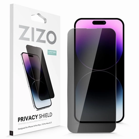 ZIZO PRIVACY Tempered Glass Screen Protector for iPhone 14 Pro Max - Privacy Slim Profiled Practical Accessory