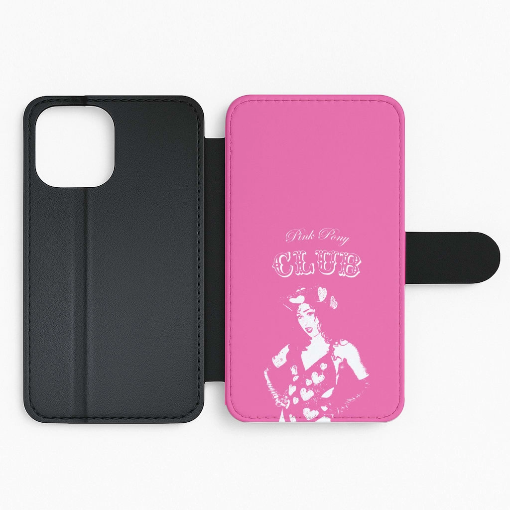 Pink Pony Club 2 Flip / Wallet Phone Case Slim Edge Durable Shape