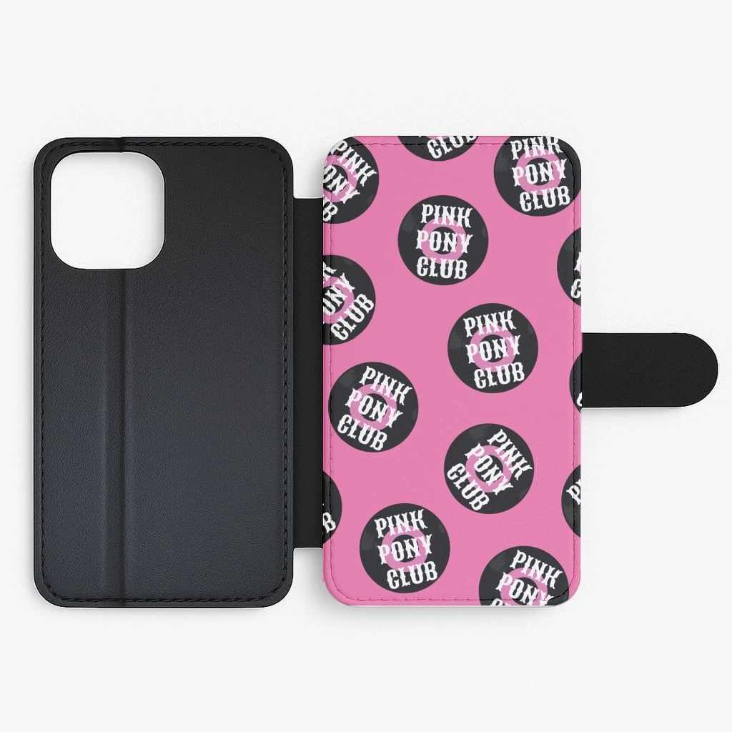Minimal Surface Layer Pink Pony Club 3 Flip / Wallet Phone Case