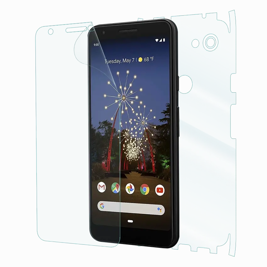 Shock Absorption Layer Gaming use Pixel 3a Screen Protector