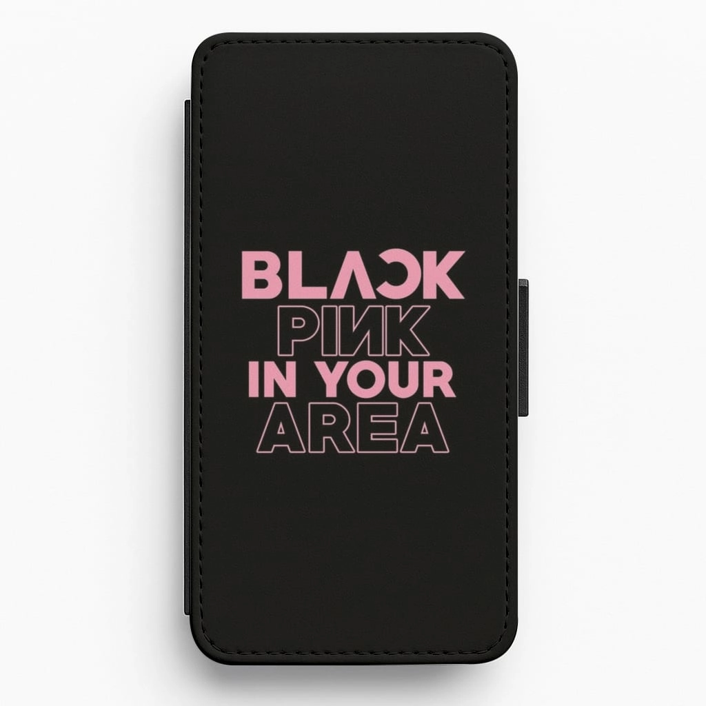 Hand Feel Girl K-Pop Band In Your Area - Black Flip / Wallet Phone Case