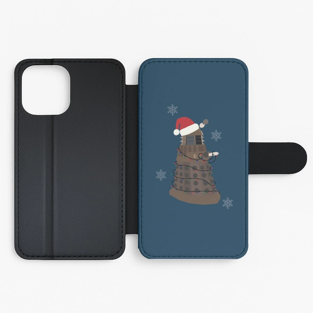 Durable Surface Christmas Dalek - Doctor Who Flip / Wallet Phone Case