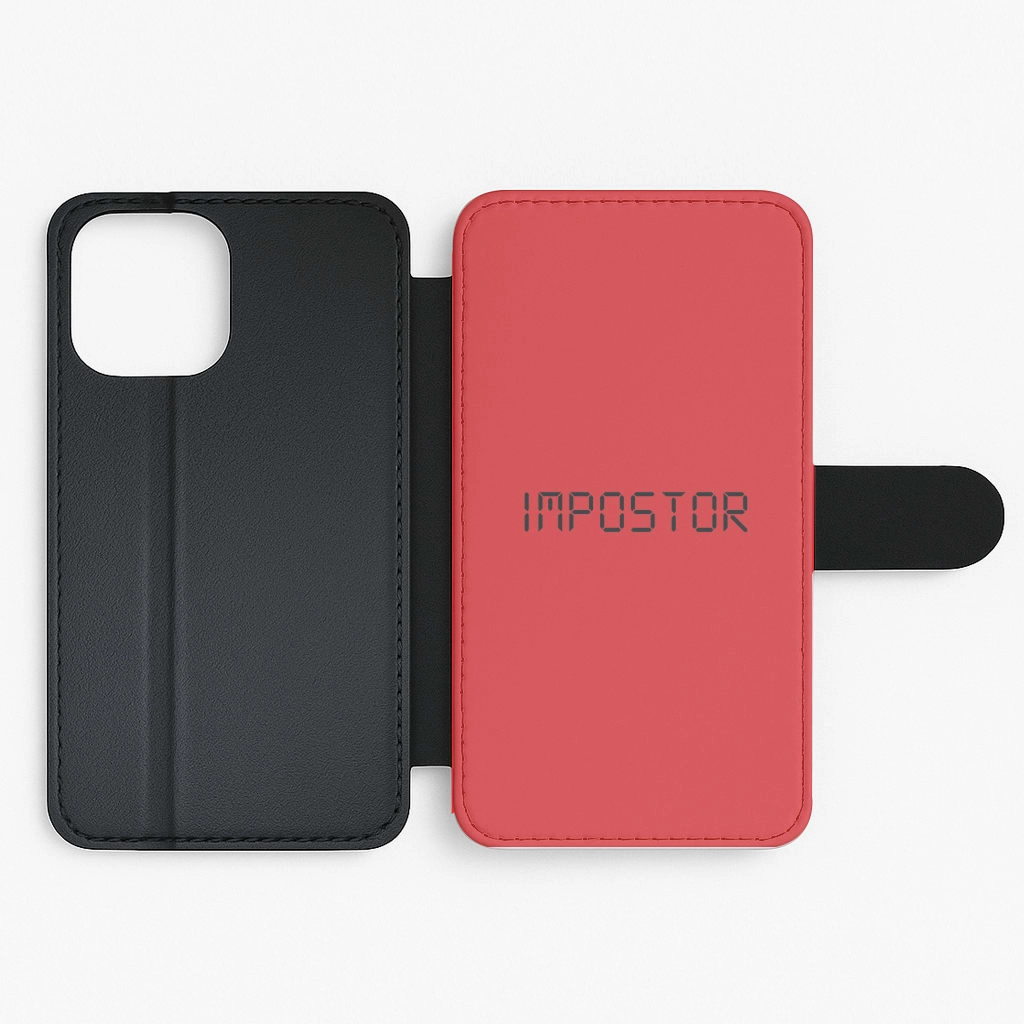 Ergonomic grip Imposter - Among Us Flip / Wallet Phone Case