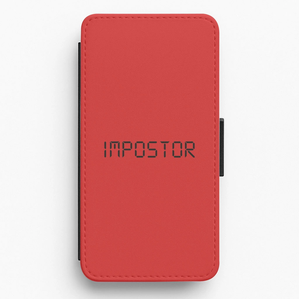 Imposter - Among Us Flip / Wallet Phone Case Compact Feel Bold colors