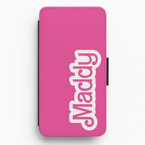 Stylish Detail Layer Personalised Doll Flip / Wallet Phone Case