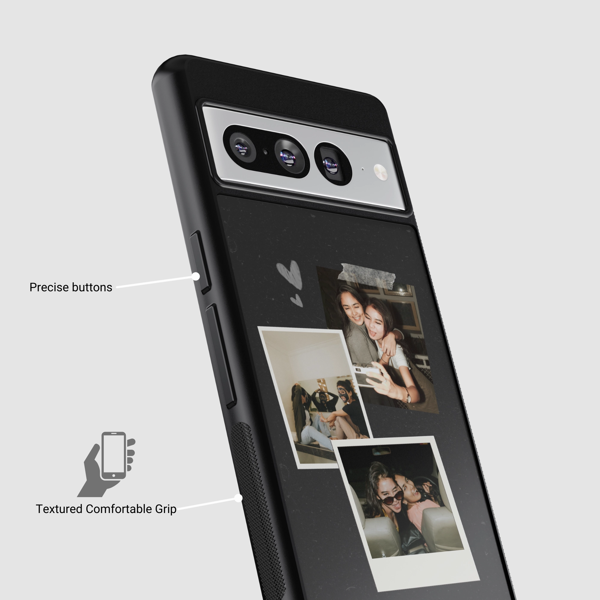 Protective Finish Polaroid Love