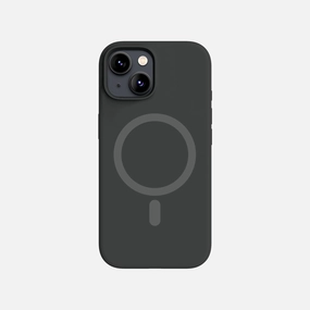 iPhone 15 Silicone Case with MagSafe Smooth Protection Glossy Texture