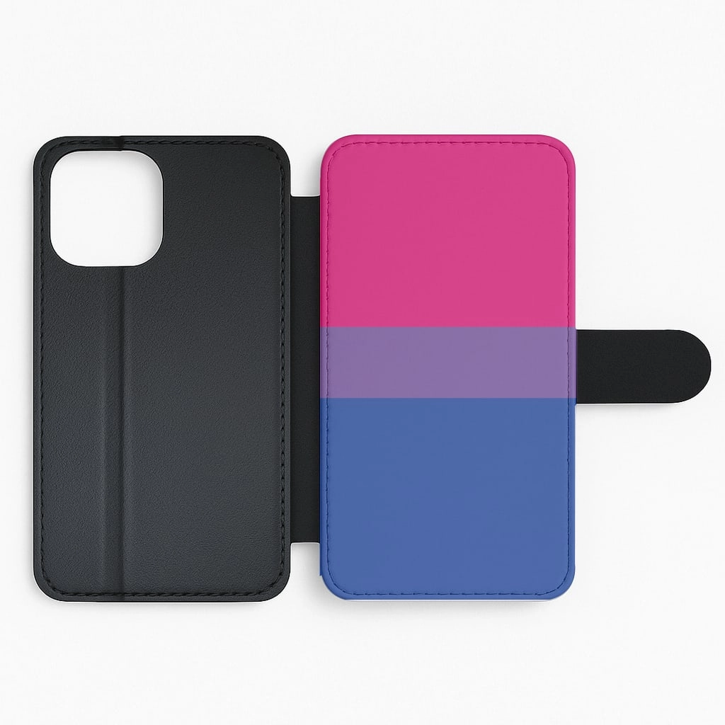 Bisexual Flag - Pride Flip / Wallet Phone Case Stylish Detail Layer Refined Look