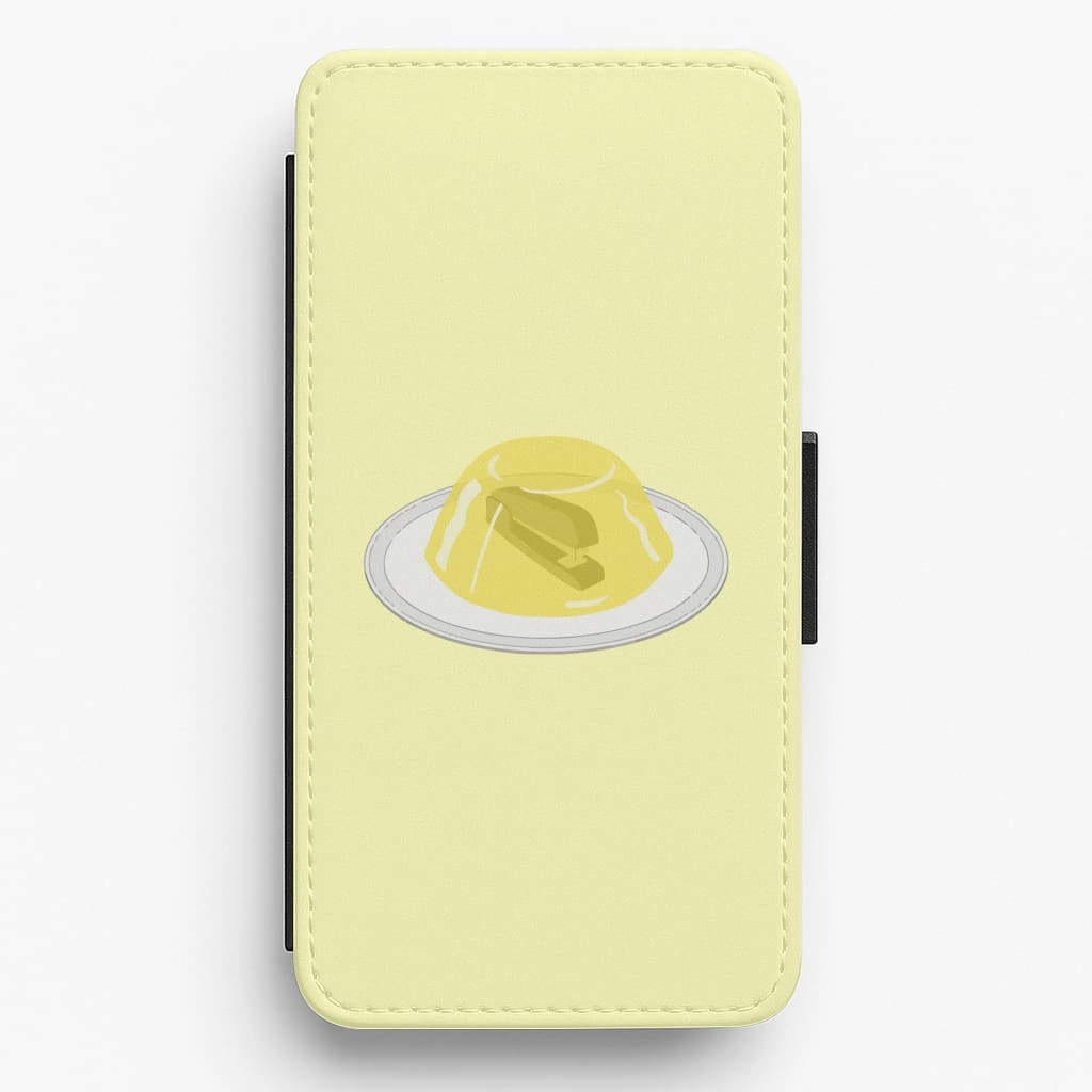 Stapler In Jello - The Office Flip / Wallet Phone Case Flexible Shell