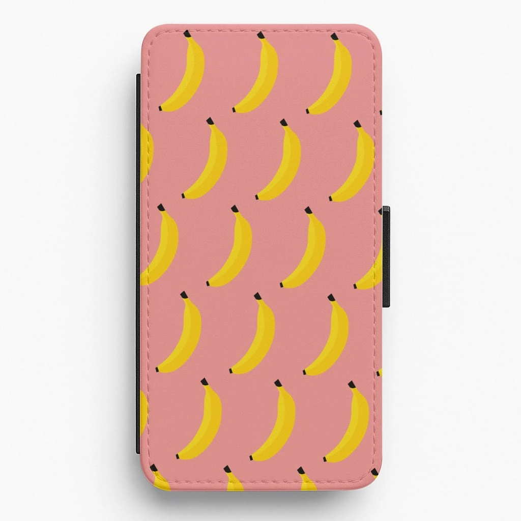 Banana Pattern Flip / Wallet Phone Case Soft Edge Texture Flexible Comfort